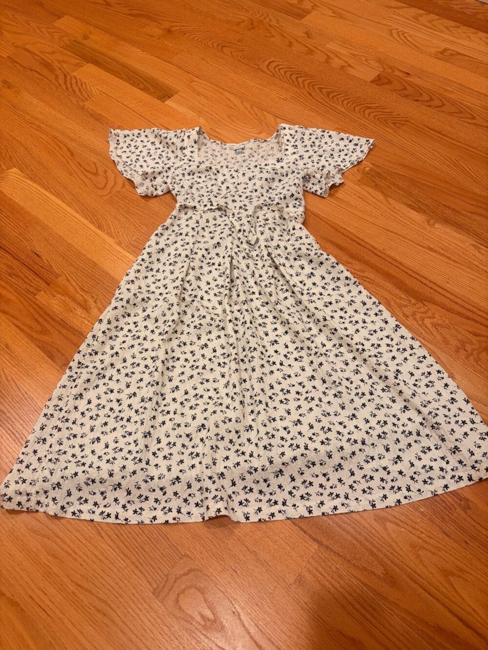 A New Day Women's Cream and Black Dress